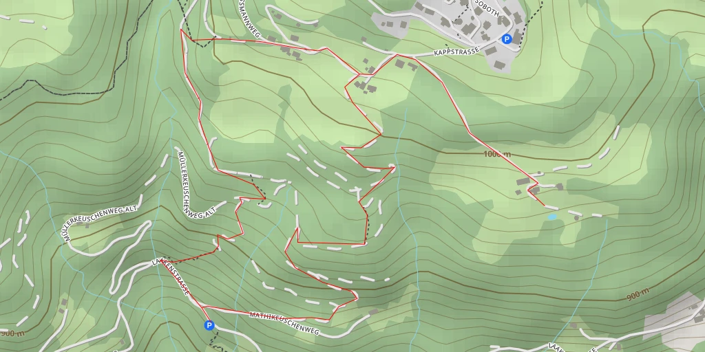 Map of the trail for 