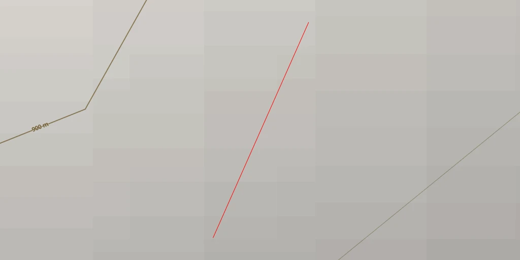 Map of the trail for Rujicin kuk Velebit express