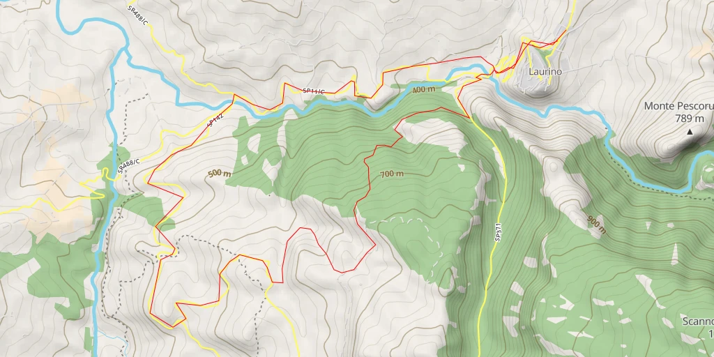 Map of the trail for SP142