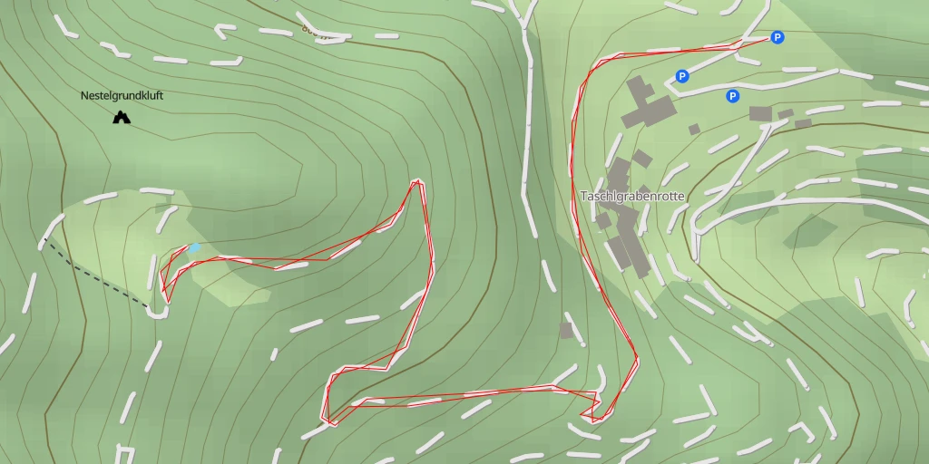 Map of the trail for Güterweg Rohrbach