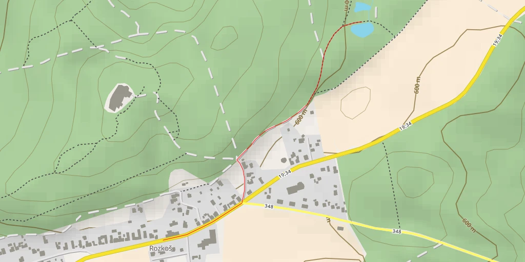 Map of the trail for Voda je život - 19;34