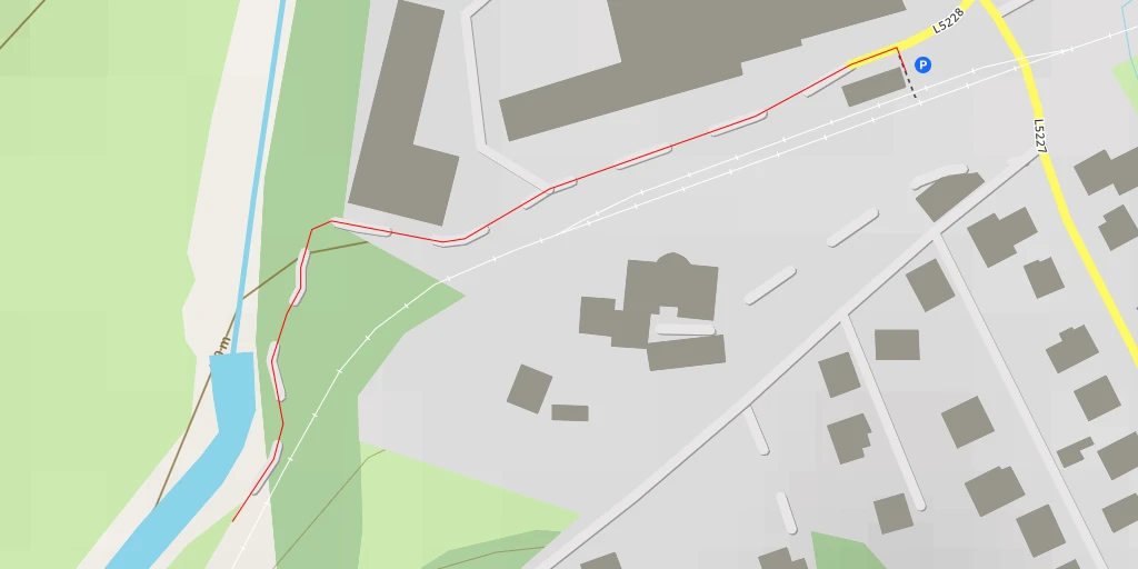 Map of the trail for Siedlung