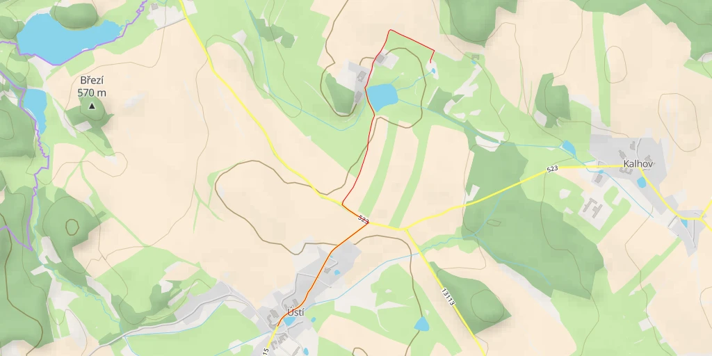 Map of the trail for 