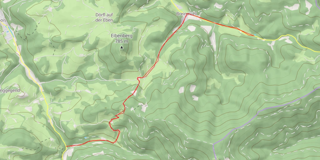 Map of the trail for Morigrabenstraße - Morigrabenstraße