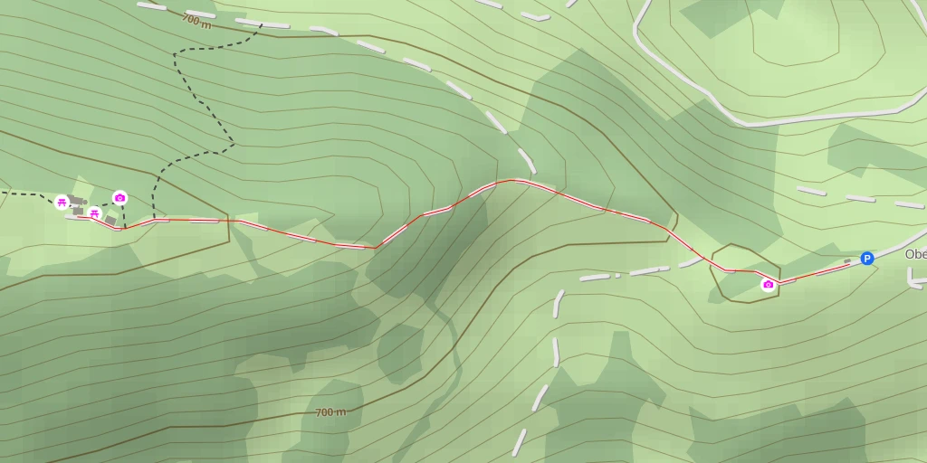 Carte de l'itinéraire :  Josef-Franz-Hütte