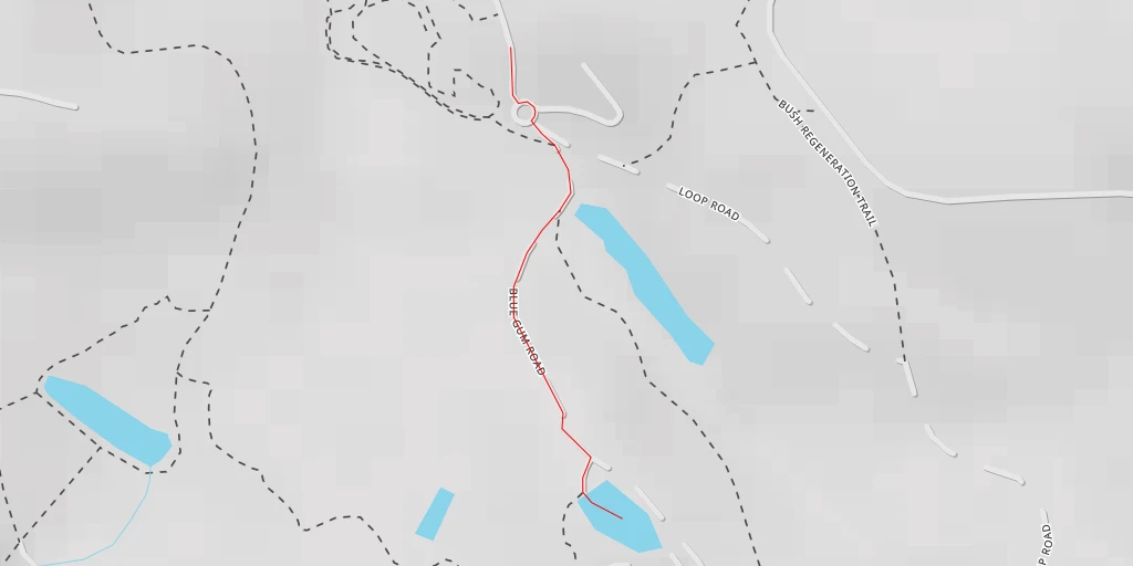 Map of the trail for Blue Gum Road - Blue Gum Road - Newcastle-Maitland