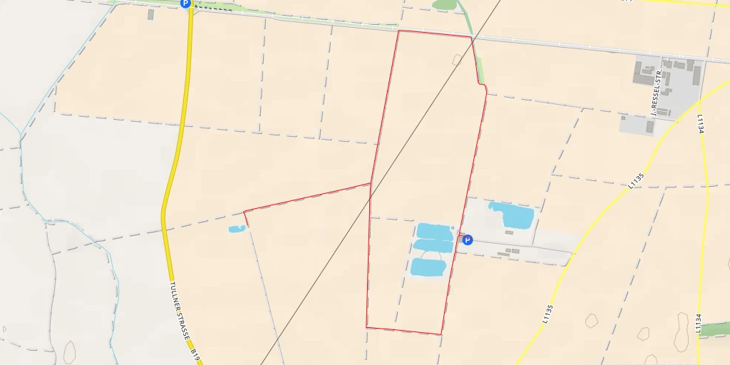 Map of the trail for Tullner Straße - Tullner Straße