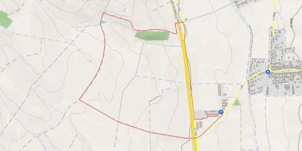 Map of the trail for Hohlweg - Hohlweg - Sierndorf