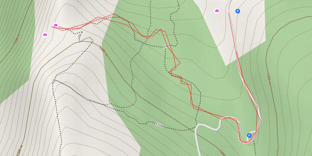 Carte de l'itinéraire :  Pietra Jaccata