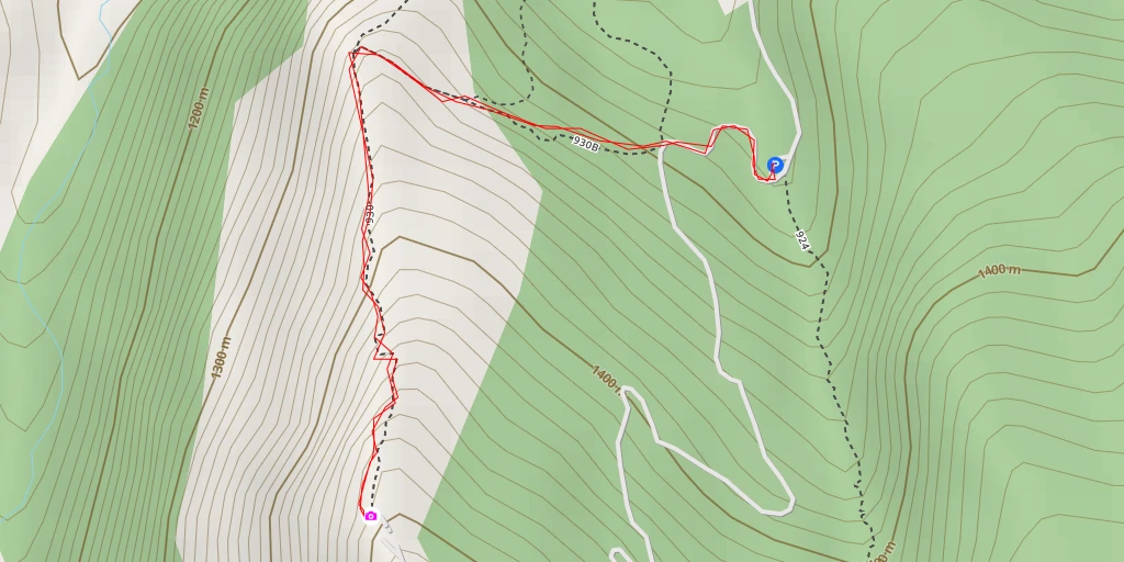 Carte de l'itinéraire :  Belvedere statua di Madonna di Pollino