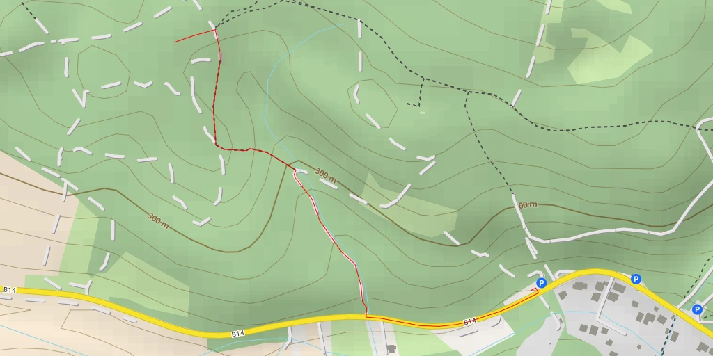 Map of the trail for Hohenwarthberg