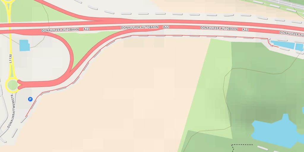 Map of the trail for Donauufer Autobahn - Donauufer Autobahn