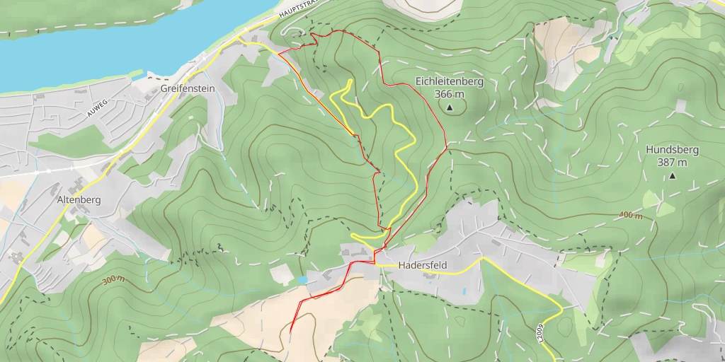 Map of the trail for Waldweg - Sankt Andrä-Wördern