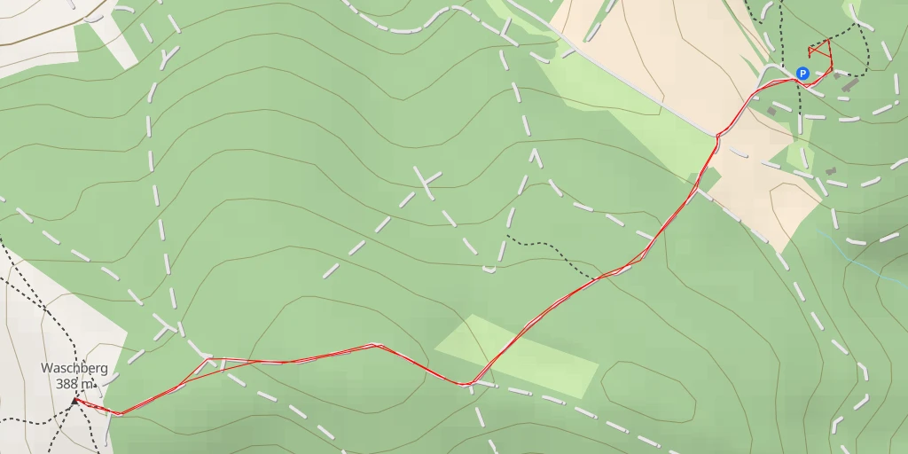 Map of the trail for AI - Waschberg