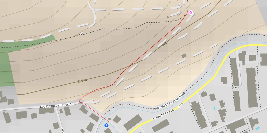 Map of the trail for Schwarzes Kreuz