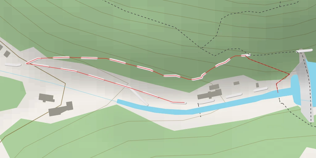 Map of the trail for Wojska Polskiego