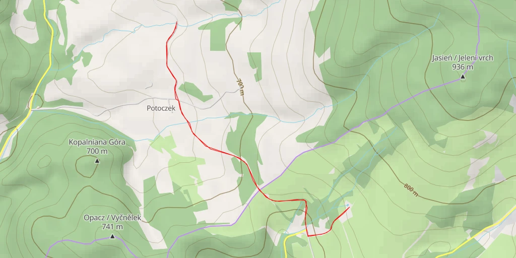 Map of the trail for 