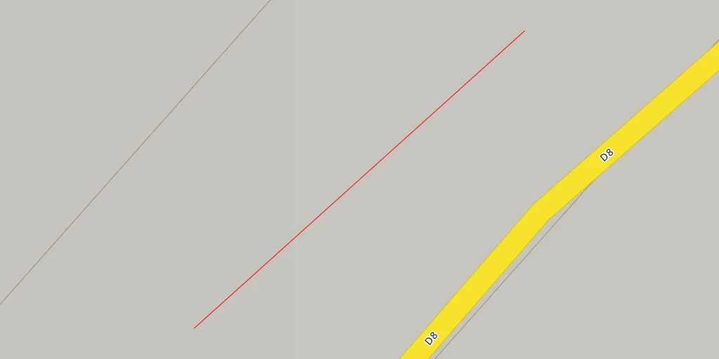 Map of the trail for AI - Jadranska magistrala - Općina Zadvarje