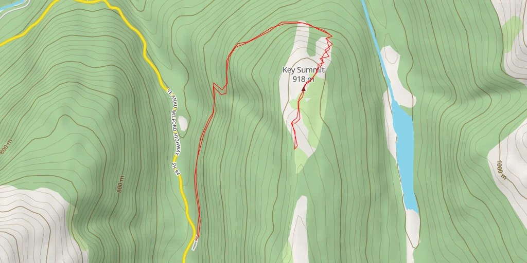 Map of the trail for View of Lake Marian