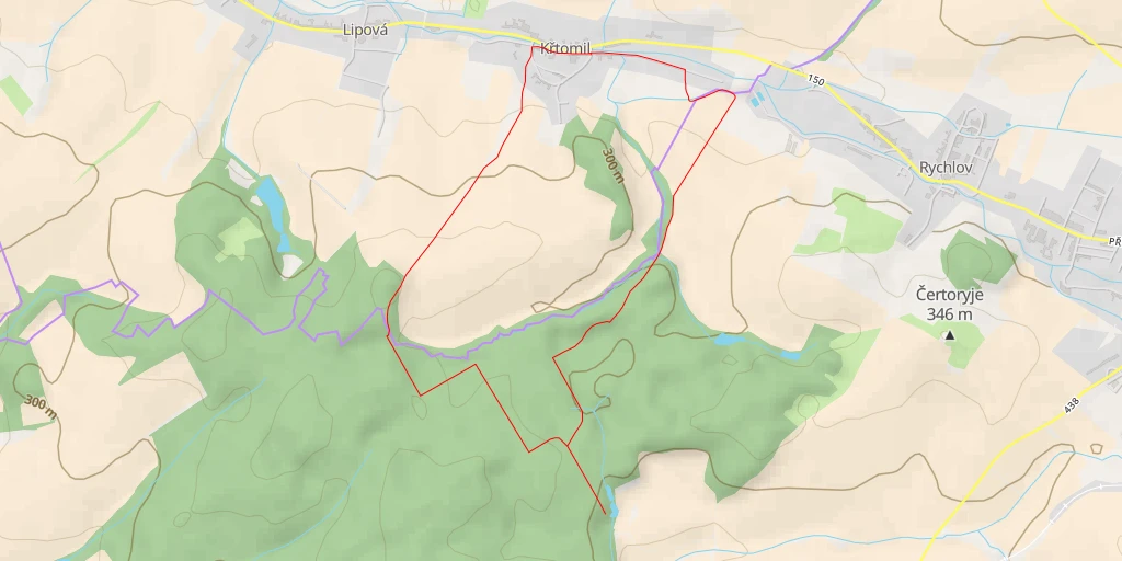 Carte de l'itinéraire :  438