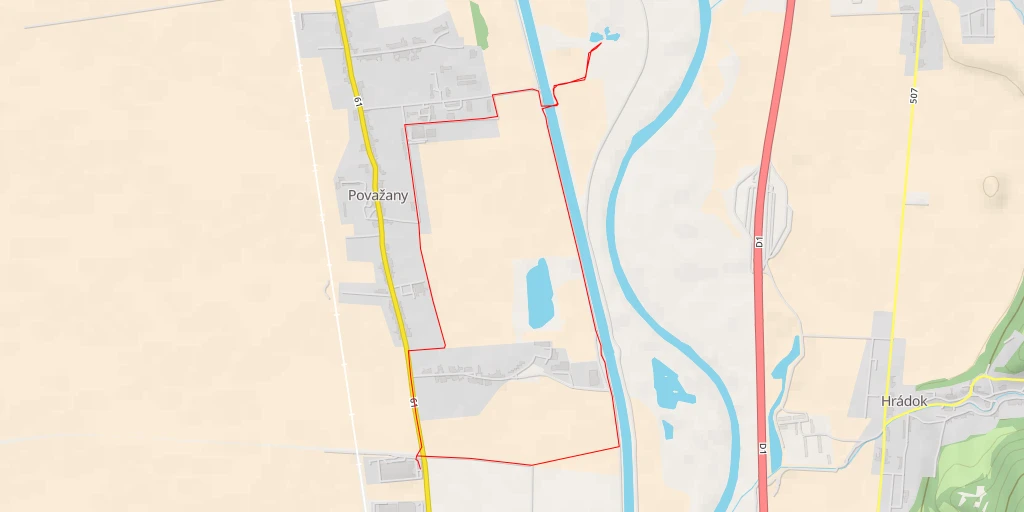 Map of the trail for Sihoť - D1