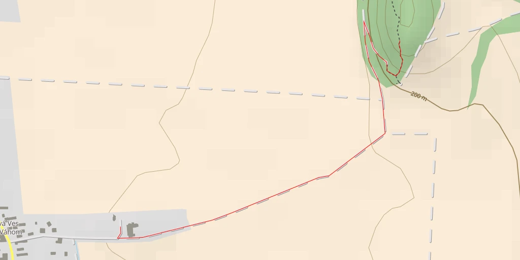 Map of the trail for Skalka