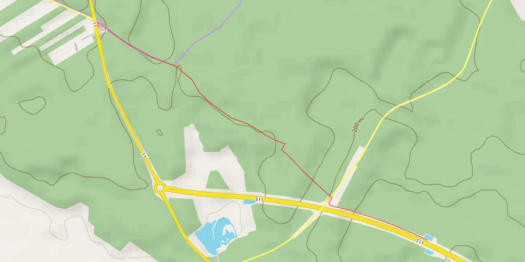 Map of the trail for S11 - S11