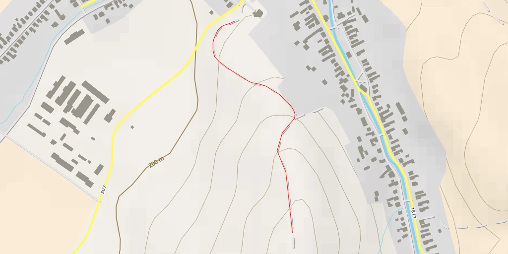 Map of the trail for 1877