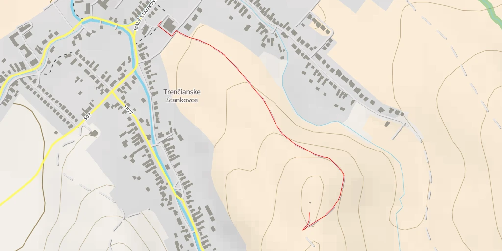 Map of the trail for 1877