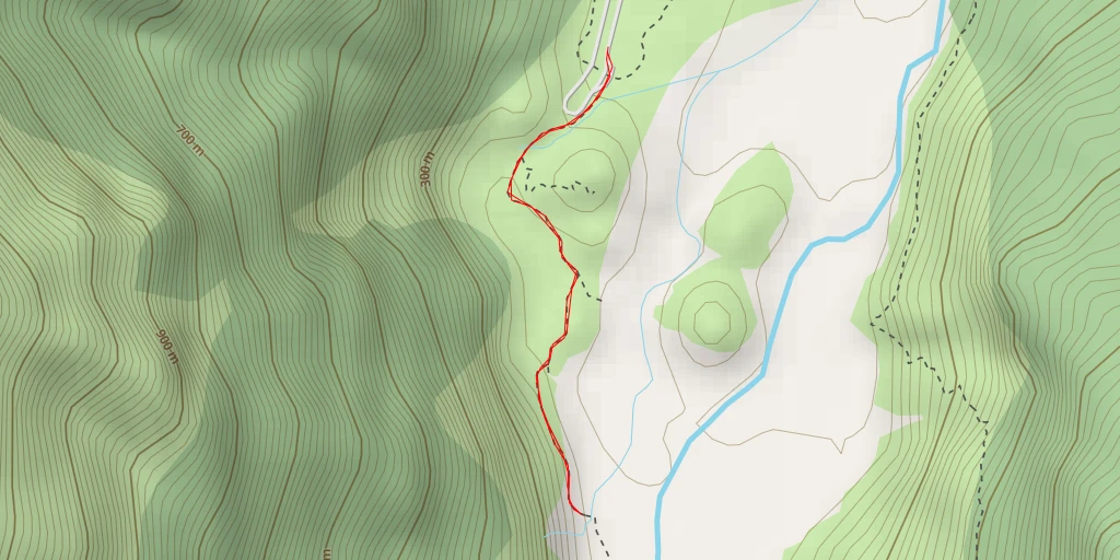 Map of the trail for Franz Josef Glacier / Kā Roimata o Hine Hukatere Walk - section closed - Franz Josef Glacier / Kā Roimata o Hine Hukatere Walk - section closed