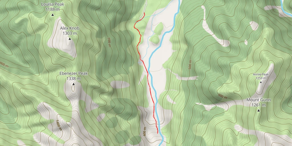 Map of the trail for Franz Josef Glacier / Kā Roimata o Hine Hukatere Viewpoint