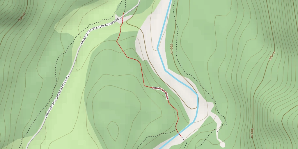 Map of the trail for Douglas Bridge - Douglas Bridge