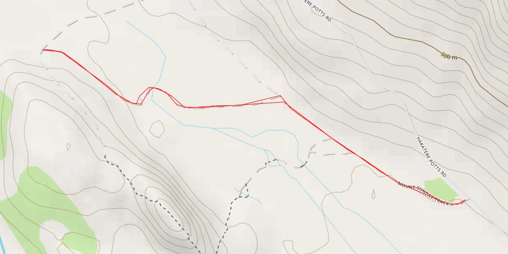 Map of the trail for Gate closed