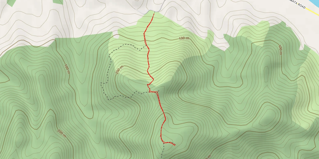 Map of the trail for Southern Lookout