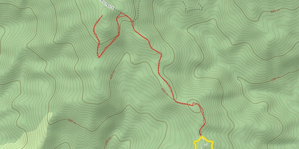 Map of the trail for Kaipawa