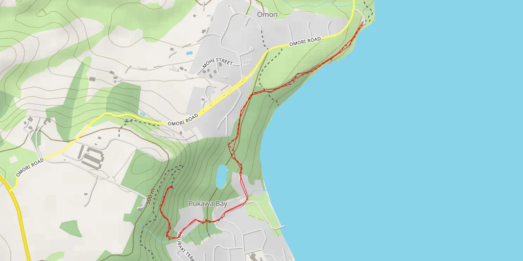 Map of the trail for Larry’s Lookout