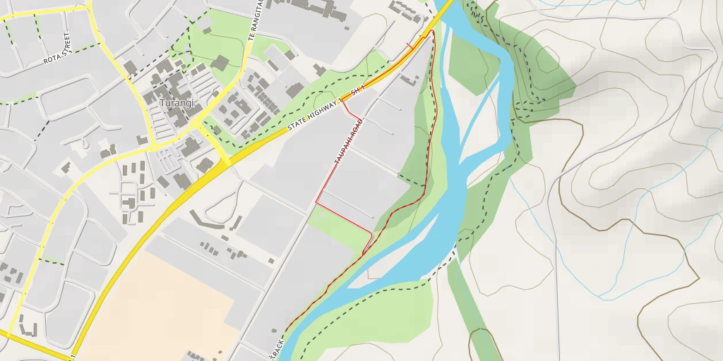 Map of the trail for Major Jones Pool