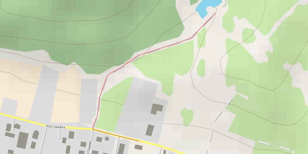 Map of the trail for Pod Skarpą - Bydgoszcz