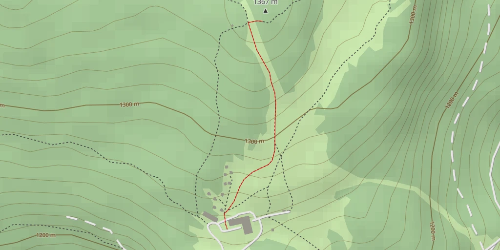 Carte de l'itinéraire :  Predná Poľana