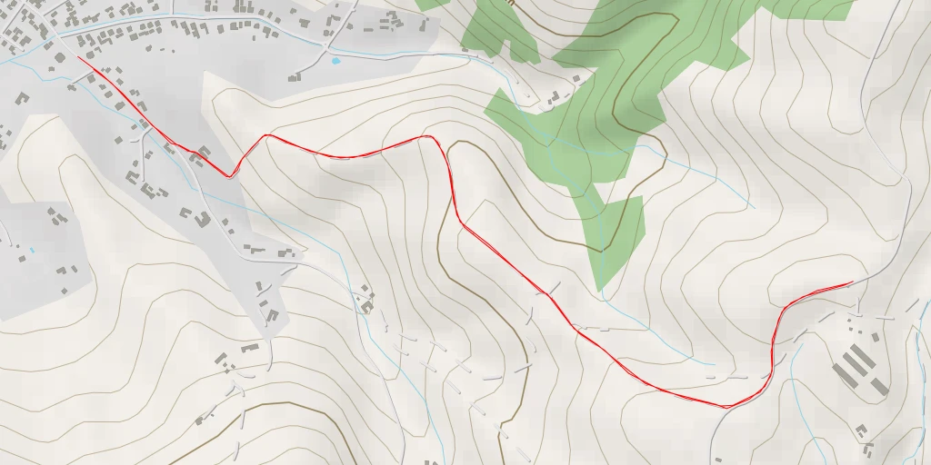 Map of the trail for Krekáňov vrch