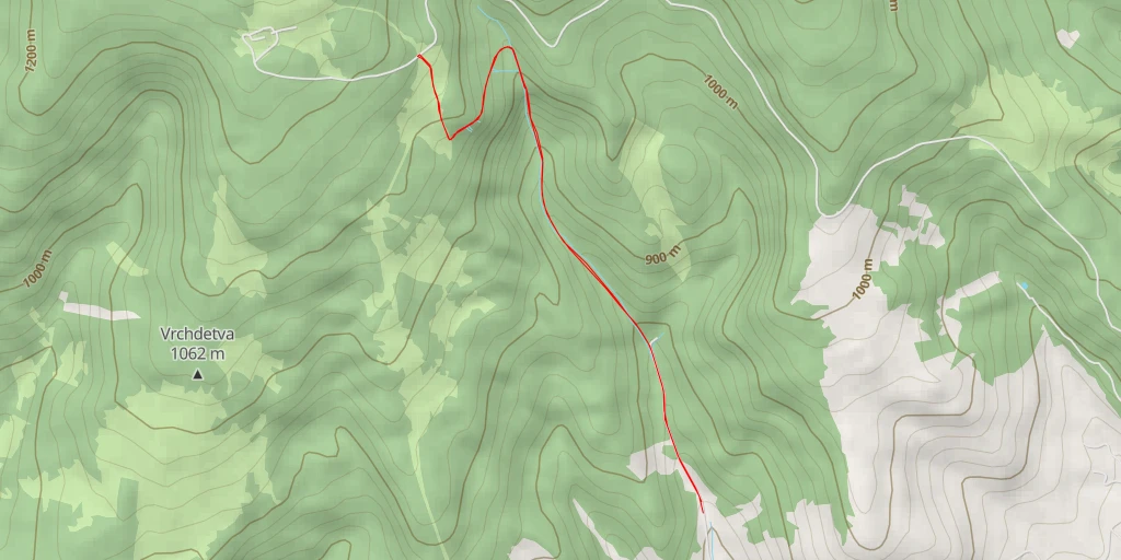 Carte de l'itinéraire :  