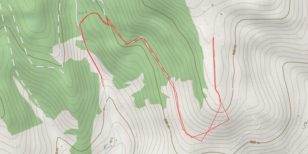 Map of the trail for Javorinka