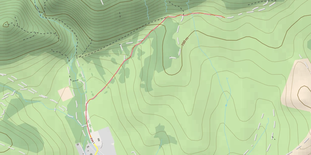 Carte de l'itinéraire :  Poľovnícky chodník