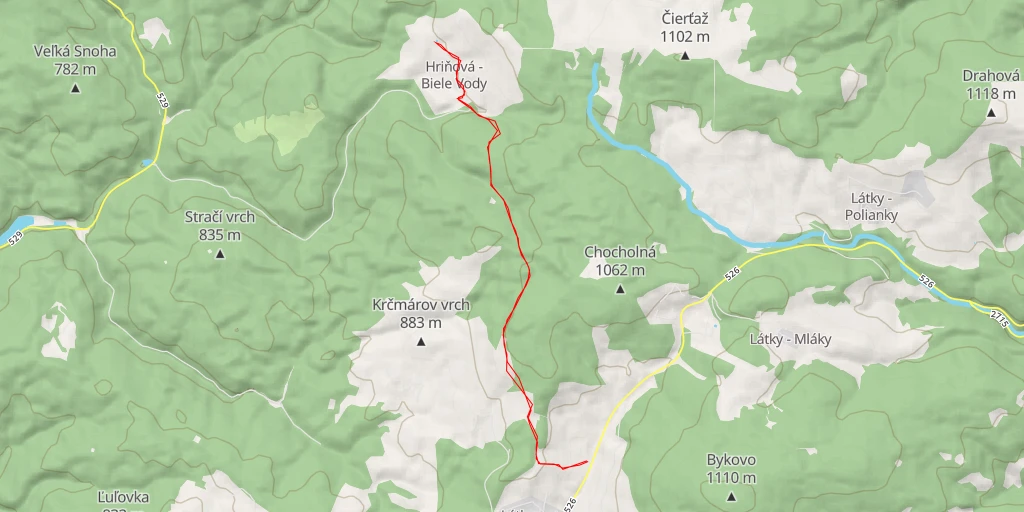 Map of the trail for 