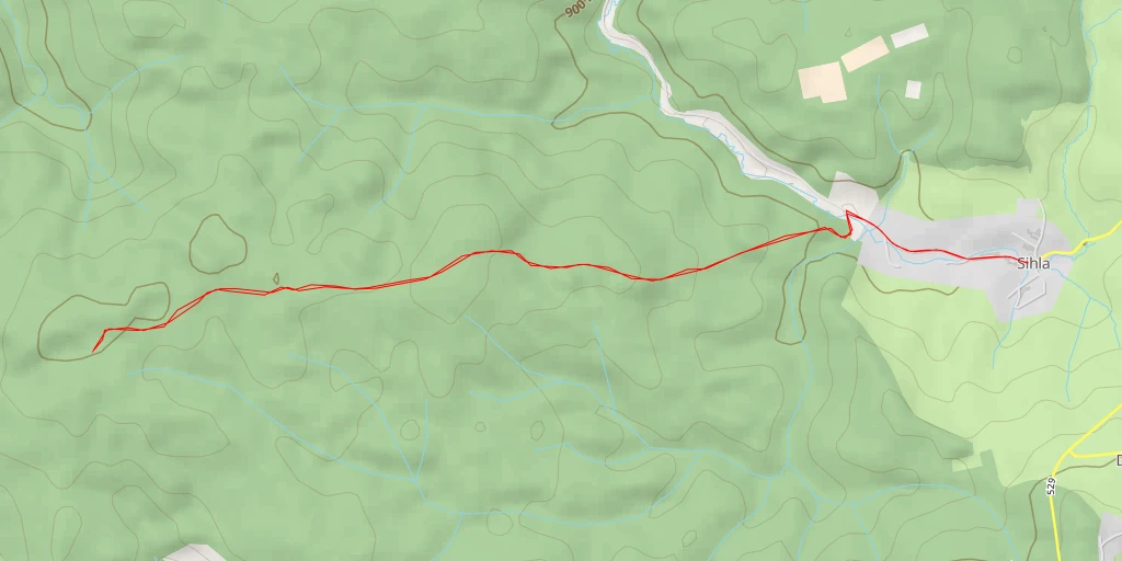 Map of the trail for Pätina