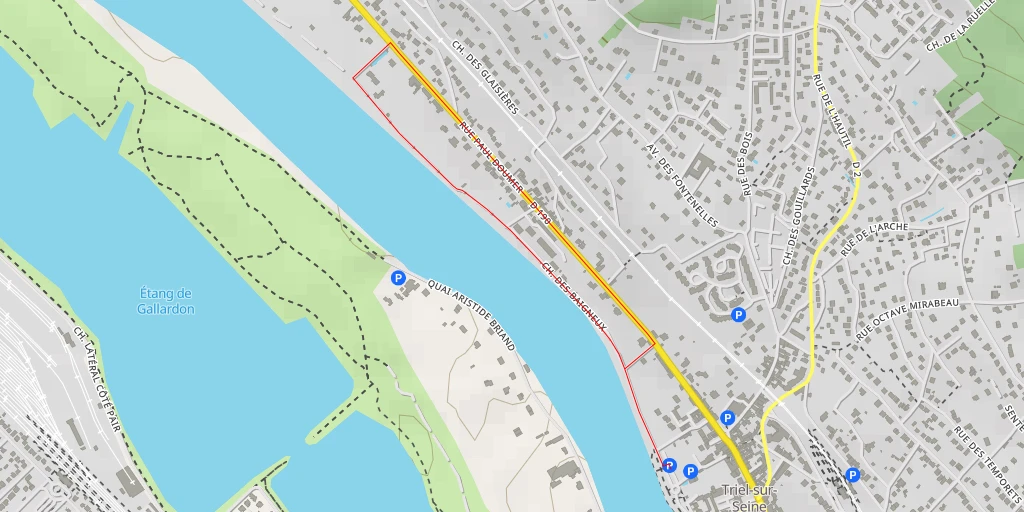 Map of the trail for Rue Fleury - Rue Fleury