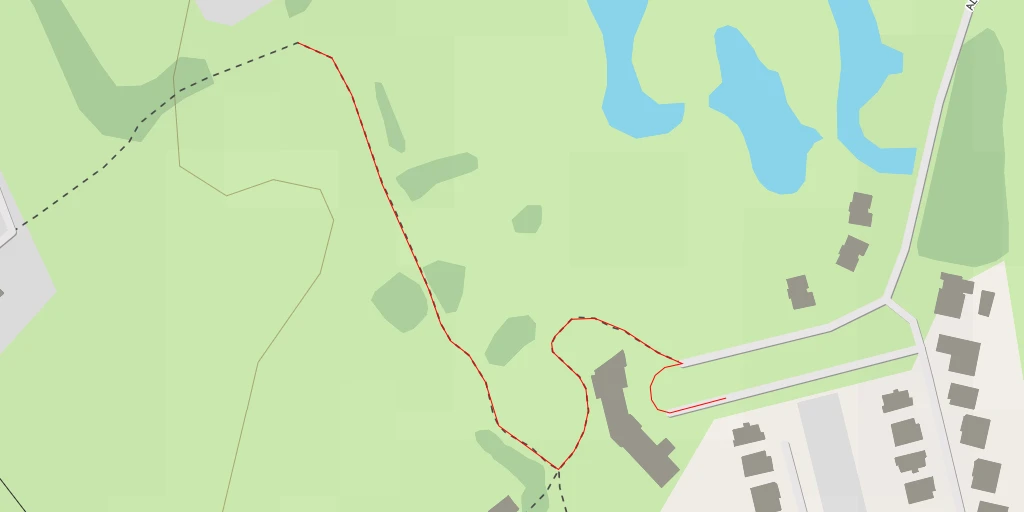 Map of the trail for Golf de Cergy-Pontoise - Allée de Chantaco