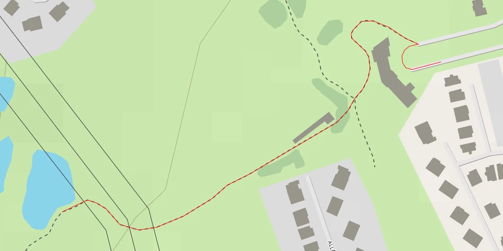 Carte de l'itinéraire :  Golf de Cergy-Pontoise - Allée de Chantaco