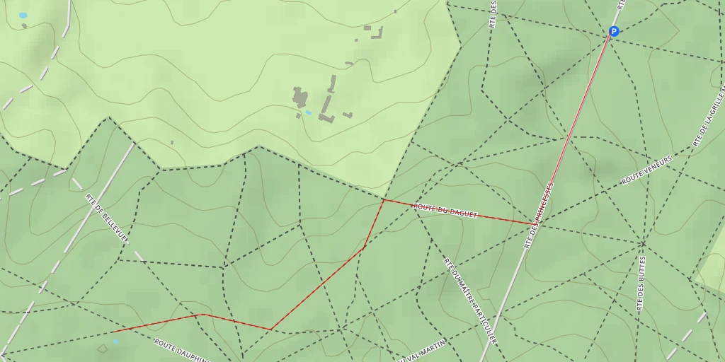 Map of the trail for Route Dauphine - Route Dauphine