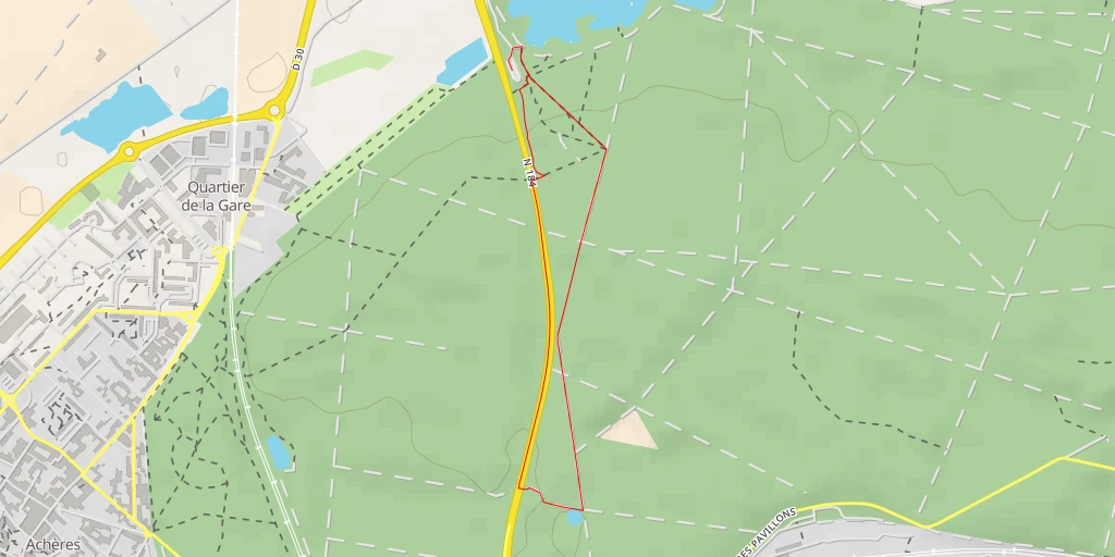 Map of the trail for Route de la Ferme - Route de la Ferme